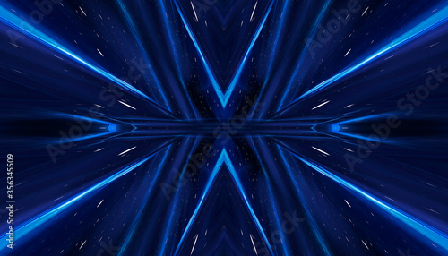 Abstract blue dark backgrou...