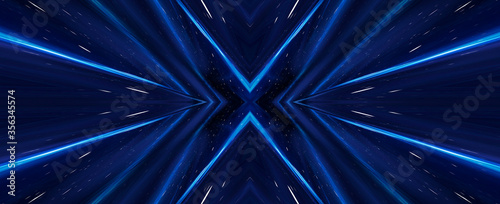 Abstract blue dark backgrou...