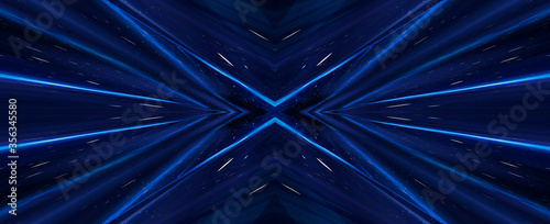 Abstract blue dark backgrou...