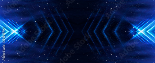 Abstract blue dark backgrou...