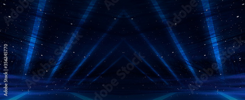 Abstract blue dark backgrou...
