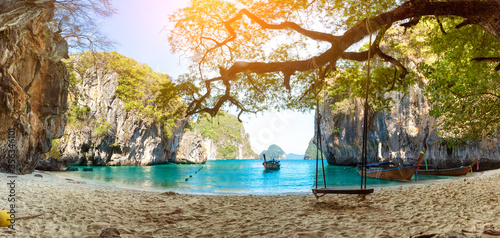 Blue water at  Lao Lading island, Krabi Province, Thailand(Paradise)