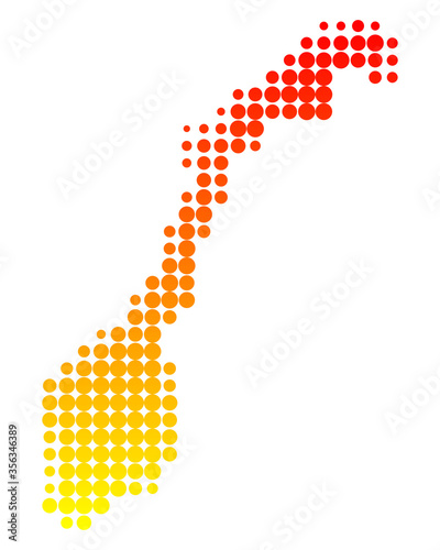 Karte von Norwegen