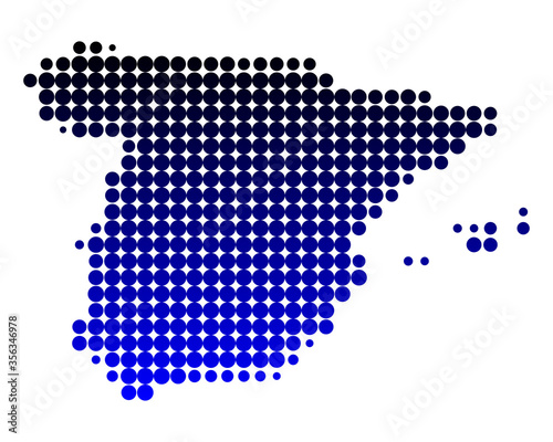 Karte von Spanien