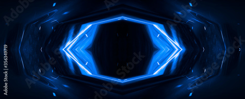 Abstract blue dark backgrou...