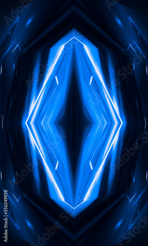 Abstract blue dark backgrou...