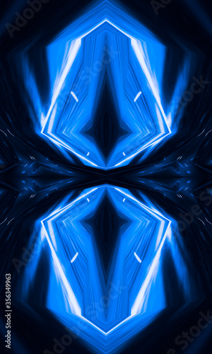 Abstract blue dark backgrou...
