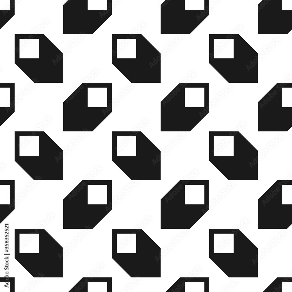 Seamless geometric abstract pattern. Isometric shape of cube. Seamless geometric abstract pattern. Isometric shape of cube.