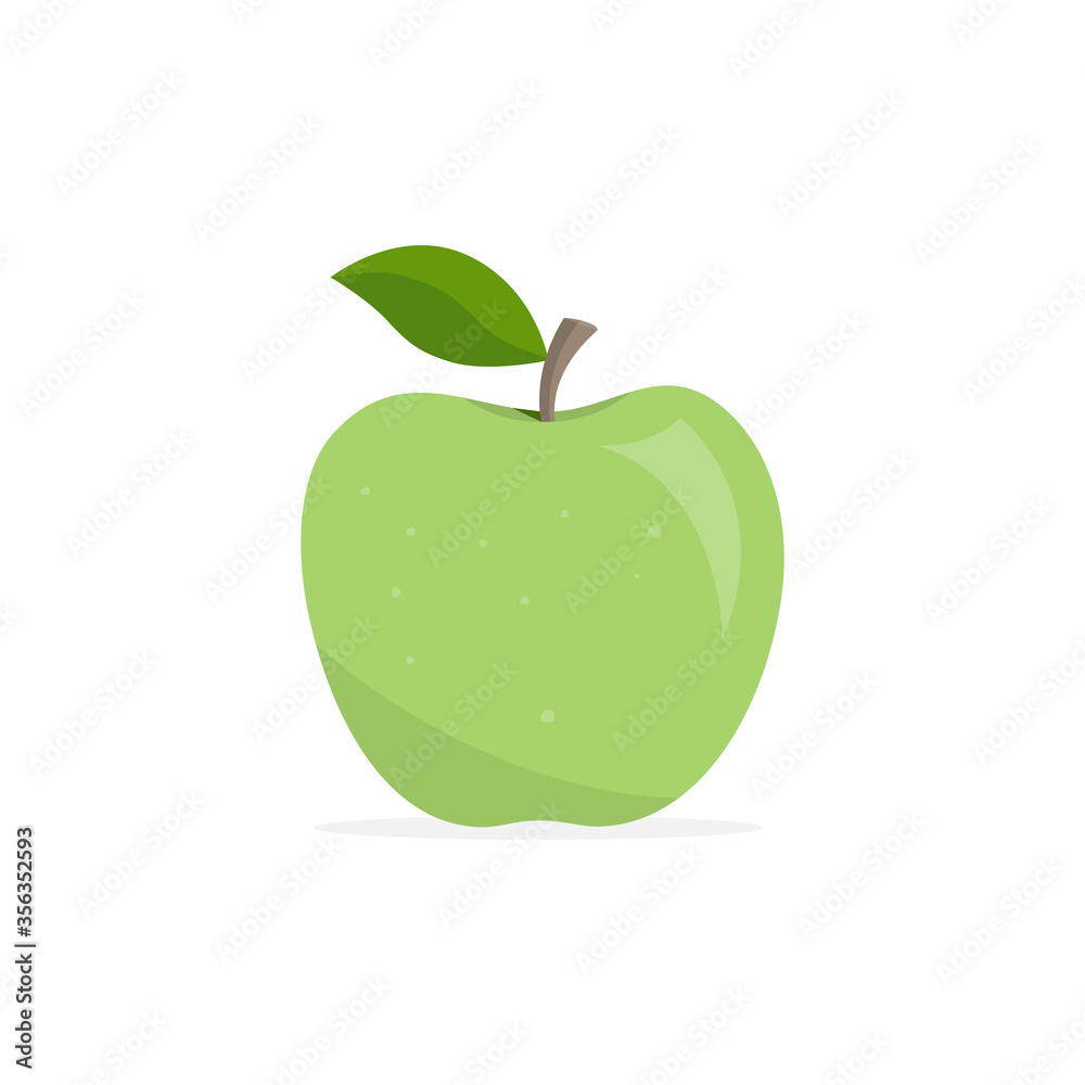 Green apple. Appetizing fruit Green apple. Appetizing fruit