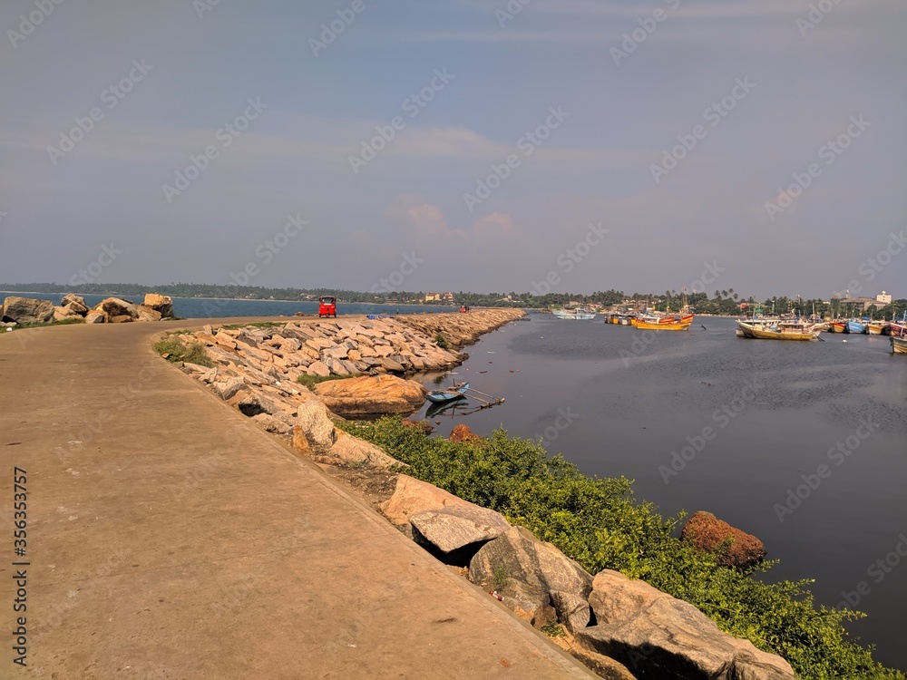 Obraz premium Beruwala Port