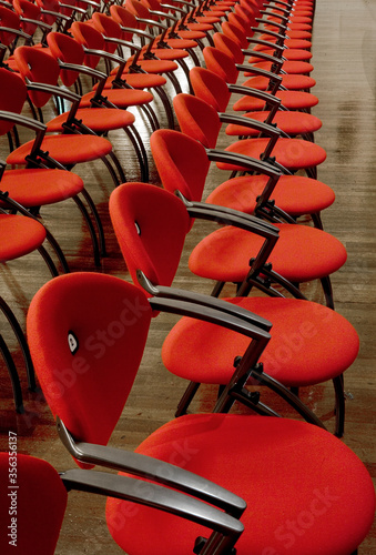 Theatre Musis Sacrum. Interior. Chairs. Furniture. Arnhem Netherlands photo