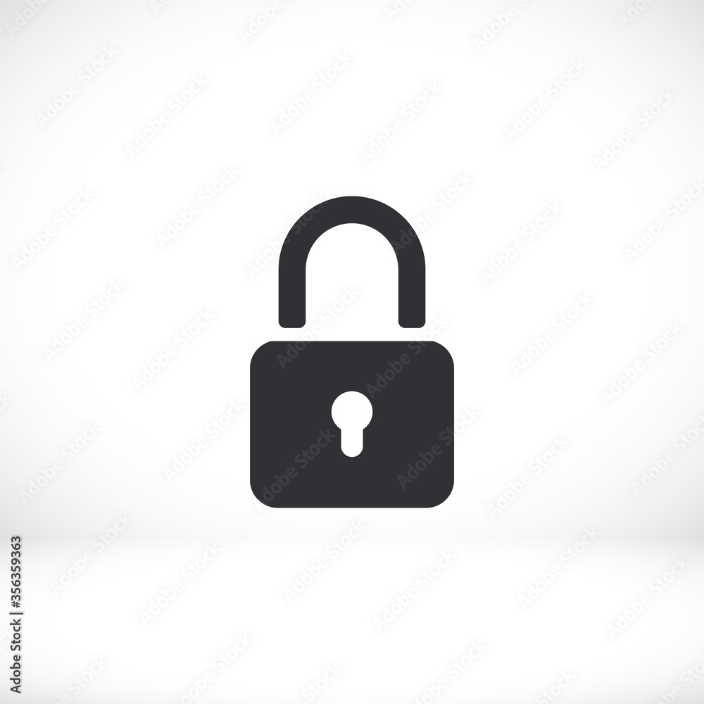 lock icon. Vector Eps 10 . Lorem Ipsum Flat Design padlock lock icon. Vector Eps 10 . Lorem Ipsum Flat Design padlock