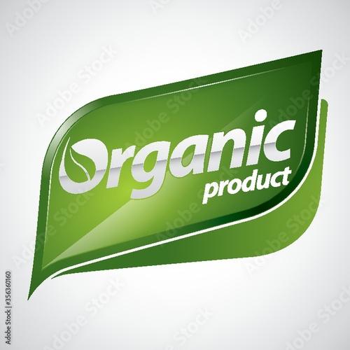 organic product label