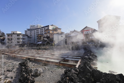 草津温泉の湯畑