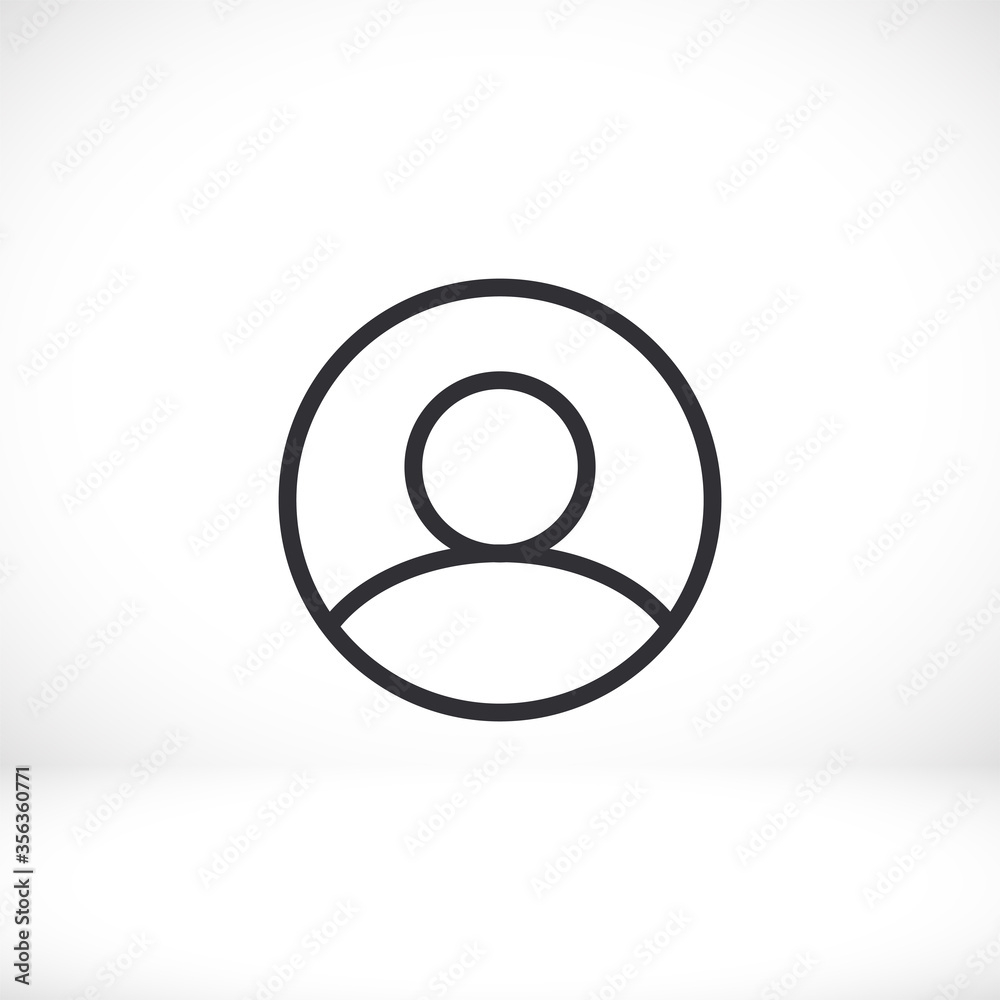User icon in trendy flat style isolated on head background. User silhouette symbol for your website design, logo, application, user interface. Vector illustration, EPS 10 people. User icon in trendy flat style isolated on head background. User silhouette symbol for your website design, logo, application, user interface. Vector illustration, EPS 10 people.