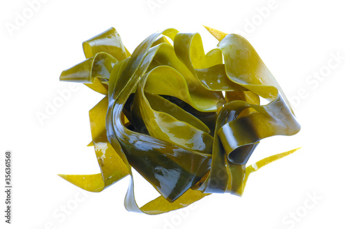 Obraz na plátně edible seaweed on white background
