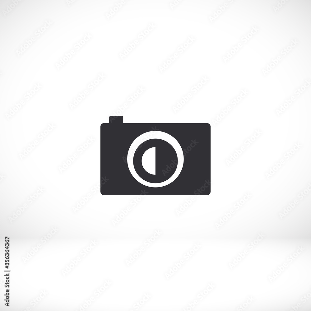 photo camera icon. Vector  Eps 10 . Lorem Ipsum Flat Design equipment  digital