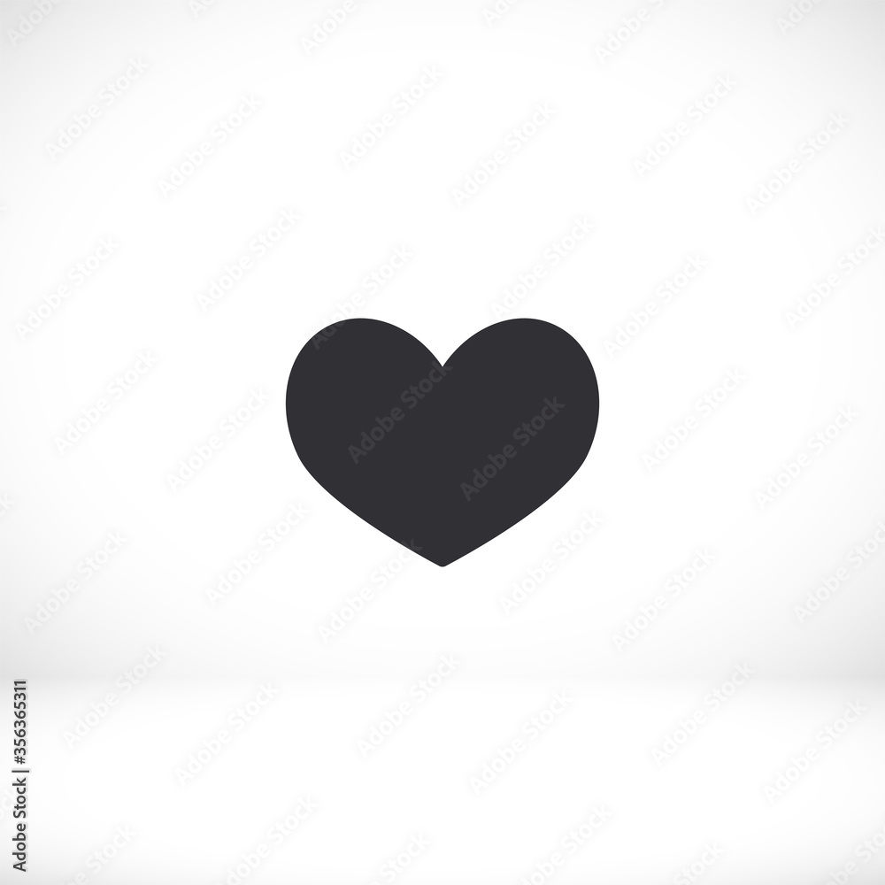 heart icon. beautiful heart. love in the icon. heart vector graphic. eternal love. 10 eps