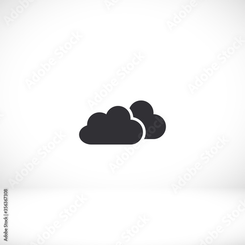 cloud icon. Vector Eps 10. Lorem Ipsum Flat Design м