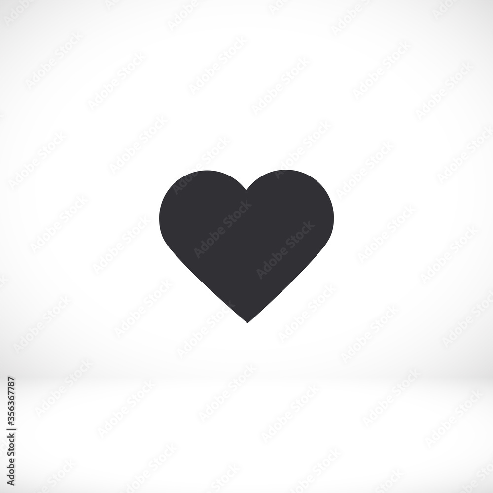 heart icon. beautiful heart. love in the icon. heart vector graphic. eternal love. 10 eps