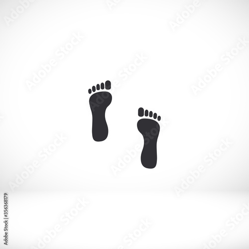 footprint icon Vector  Eps 10  Lorem Ipsum person