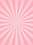 Sunlight vertical background. Pink color burst background. Vector illustration.