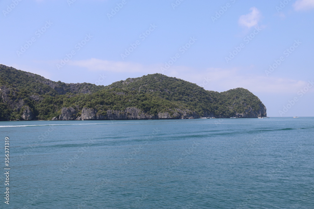 Littoral à Mu Ko Ang Thong, Thaïlande	