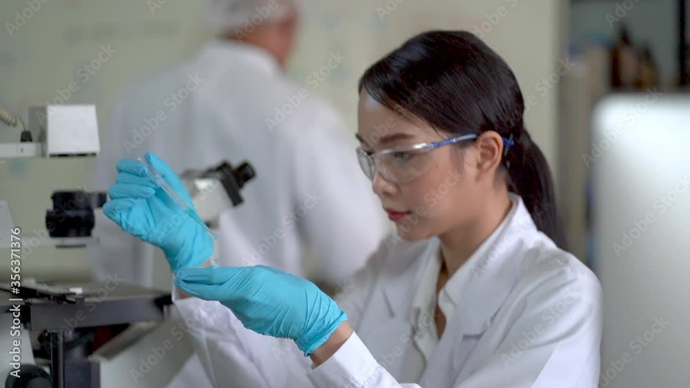 A team of Asian scientists have researched germs in the laboratory. A team of Asian scientists have researched germs in the laboratory.
