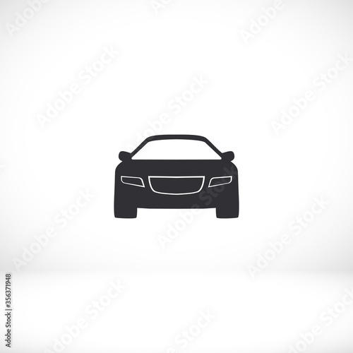 Machine outline line icon isolated on beautiful background. Car symbol for website design logo  user interface. Editable stroke. Vector transport illustrator. EPS 10 line. car