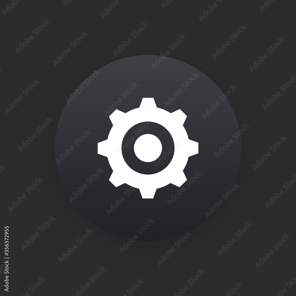Settings - Matte Black Web Button Settings - Matte Black Web Button