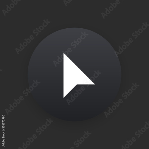 Cursor - Matte Black Web Button Free Download Cursor - Matte Black Web Button - GFXLoad