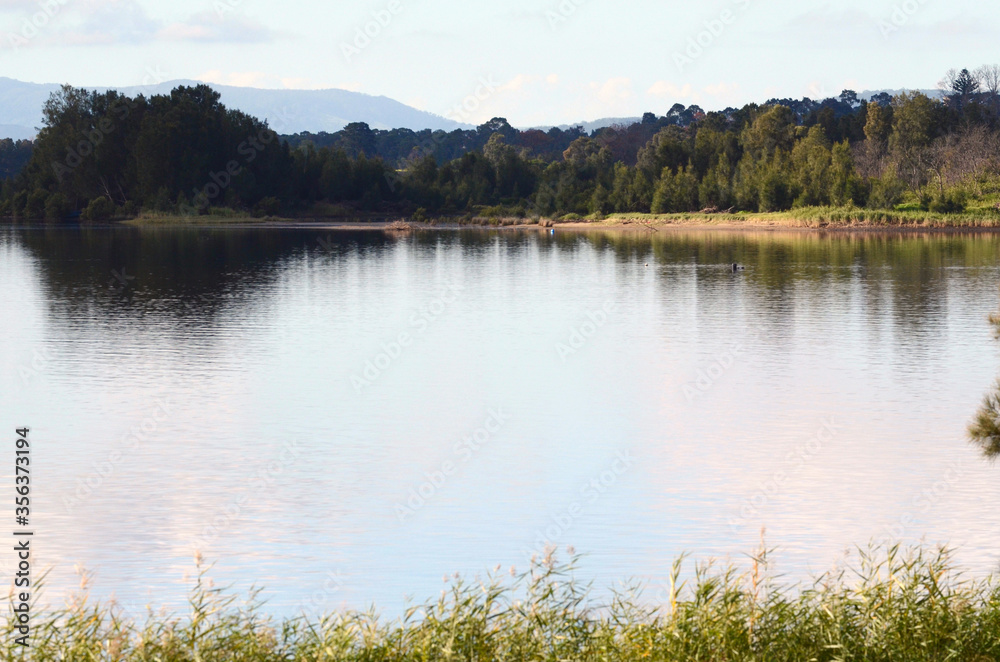 A view of the Shoalhaven River at Nowra on the South Coast of New South Wales A view of the Shoalhaven River at Nowra on the South Coast of New South Wales