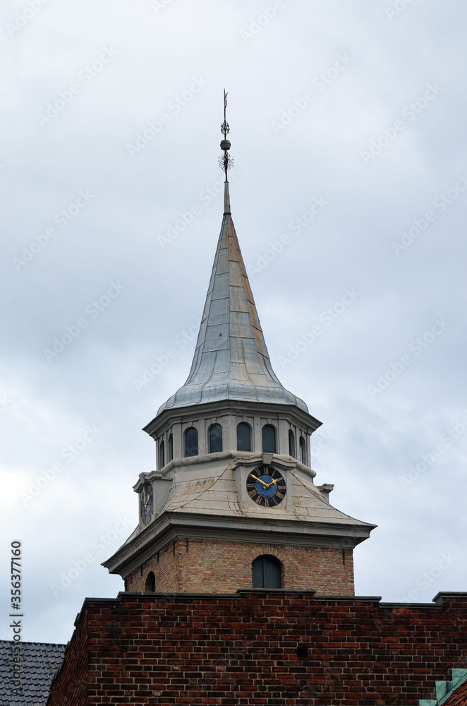 The pictures show the ancient Akerhus Festning defensive fortress in Oslo