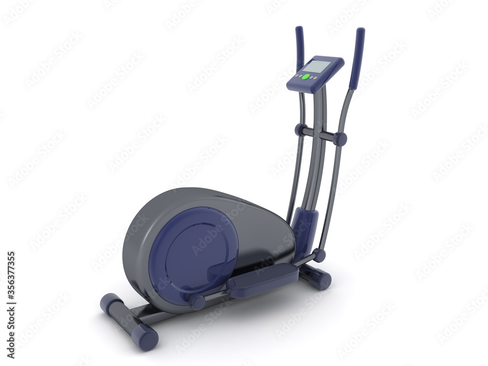 3D Rendering of eliptical bycicle 3D Rendering of eliptical bycicle