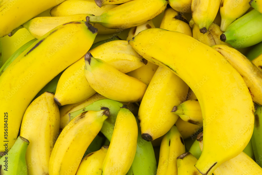Different bananas background