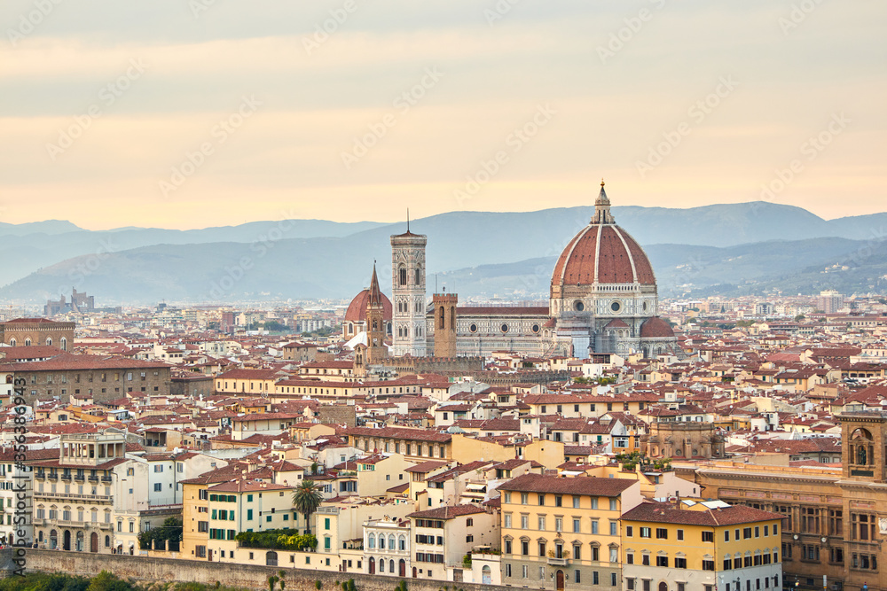 The skyline of Florence, Italy