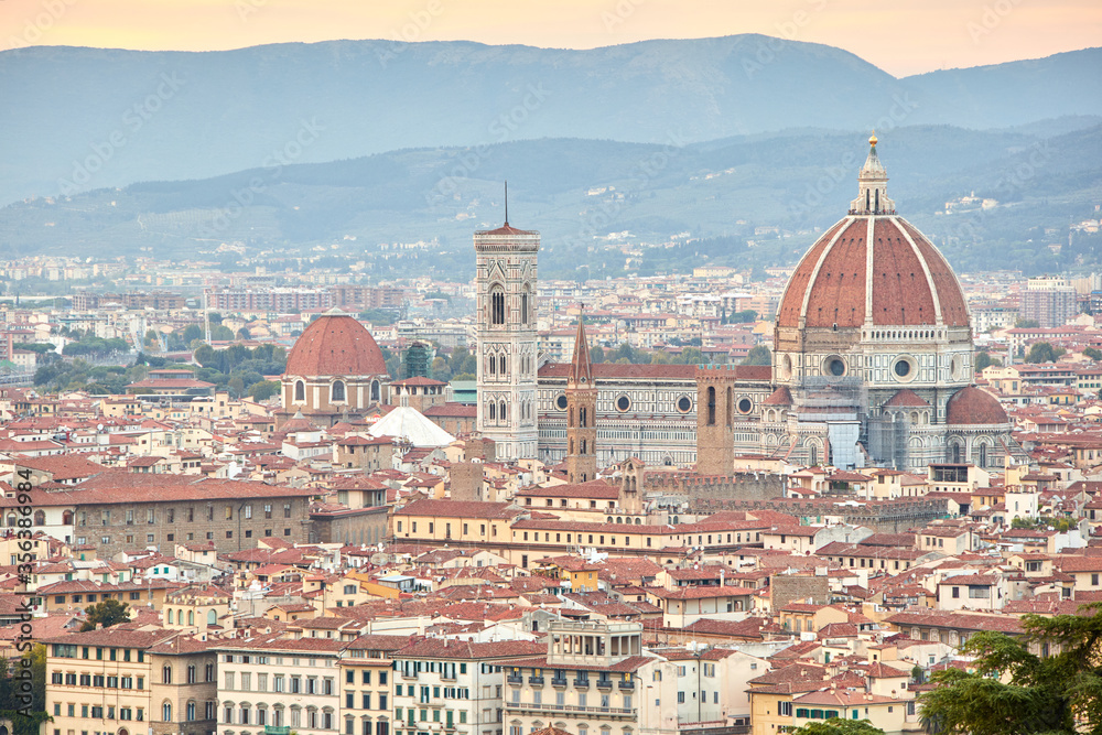 The skyline of Florence, Italy