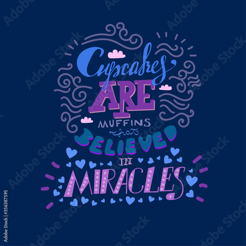 Wallpaper Mural Funny hand drawn vector motivating calligraphy lettering. Inspiring positive saying for cards, motivational posters and t-shirt Torontodigital.ca