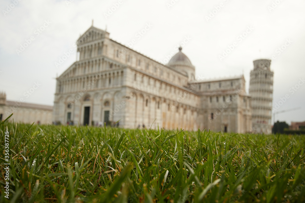 The leaning tower of Pisa in Pisa, Italy