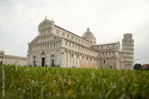 Obraz na płótnie The leaning tower of Pisa in Pisa, Italy w salonie