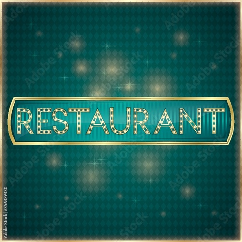 restaurant label