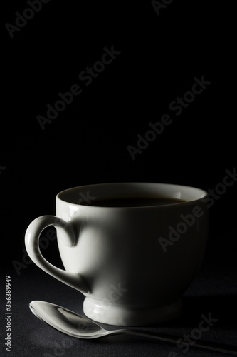 Coffee Cup Heart Shadow