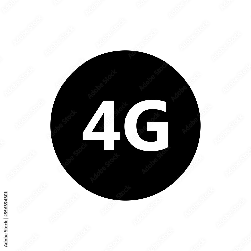 internet 4G icon vector design template