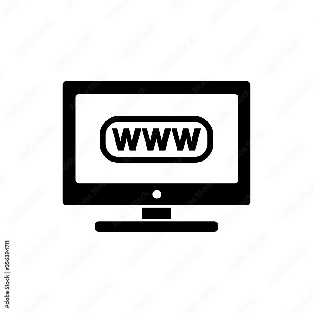 monitor icon vector design template monitor icon vector design template