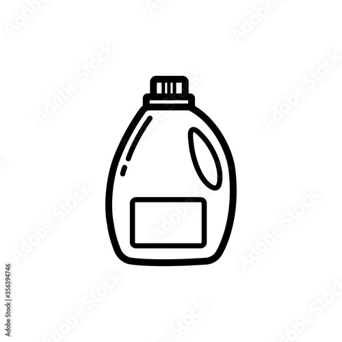 softener - laundry icon vector design template