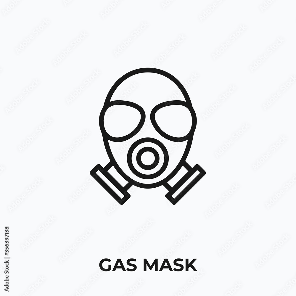 gas mask icon vector. gas mask icon vector symbol illustration. Modern simple vector icon for your design. gas mask icon vector. gas mask icon vector symbol illustration. Modern simple vector icon for your design.
