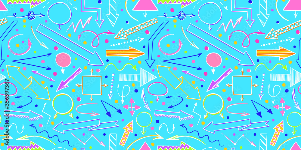 Arrows doodle pattern. Sketch. Scribbles. Quirky. Simple backdrop. Arrows pattern background. Up, down, left, right arrows background. Arrows doodle pattern. Sketch. Scribbles. Quirky. Simple backdrop. Arrows pattern background. Up, down, left, right arrows background.