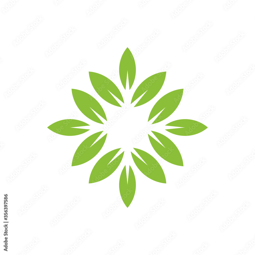 Leaf logo design template - vector Leaf logo design template - vector