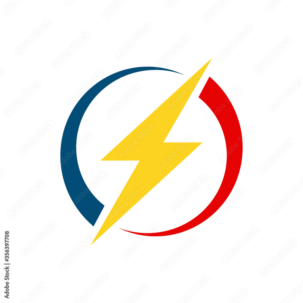 Lightning bolt logo design template - vector Lightning bolt logo design template - vector
