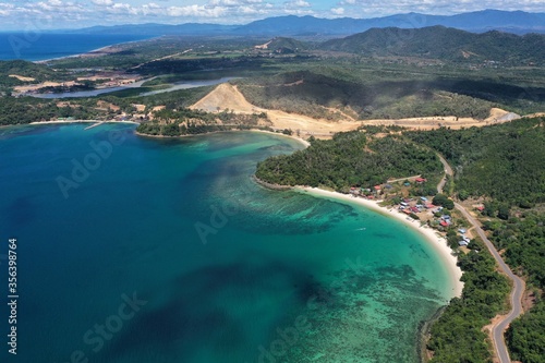 view of beautiful Kota Belud, Sabah, Malaysia